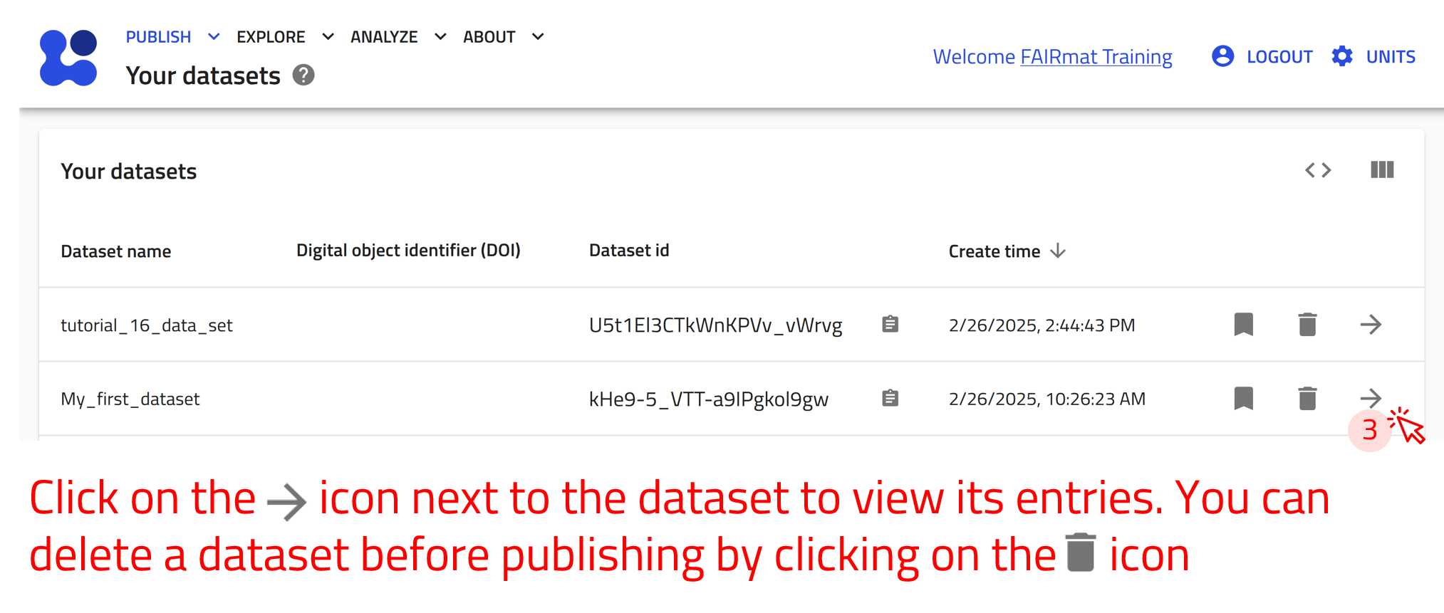 screenshot of the dataset page